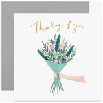 OLD ENGLISH CO. Thinking of You Flower Bunch Card