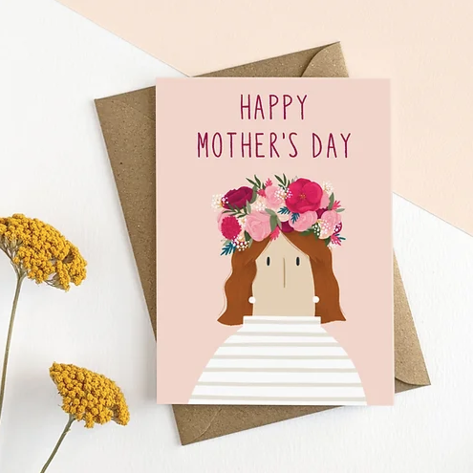 Elsa Rose Frere Mother's Day Flower Crown Card