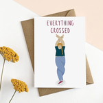 Elsa Rose Frere Good Luck Everything Crossed Card