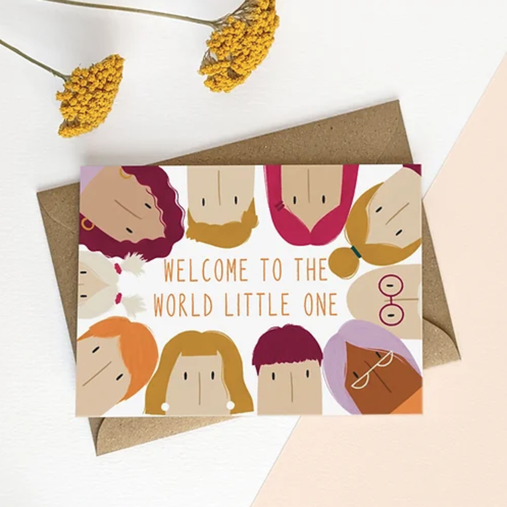 Elsa Rose Frere New Born Family Faces Card