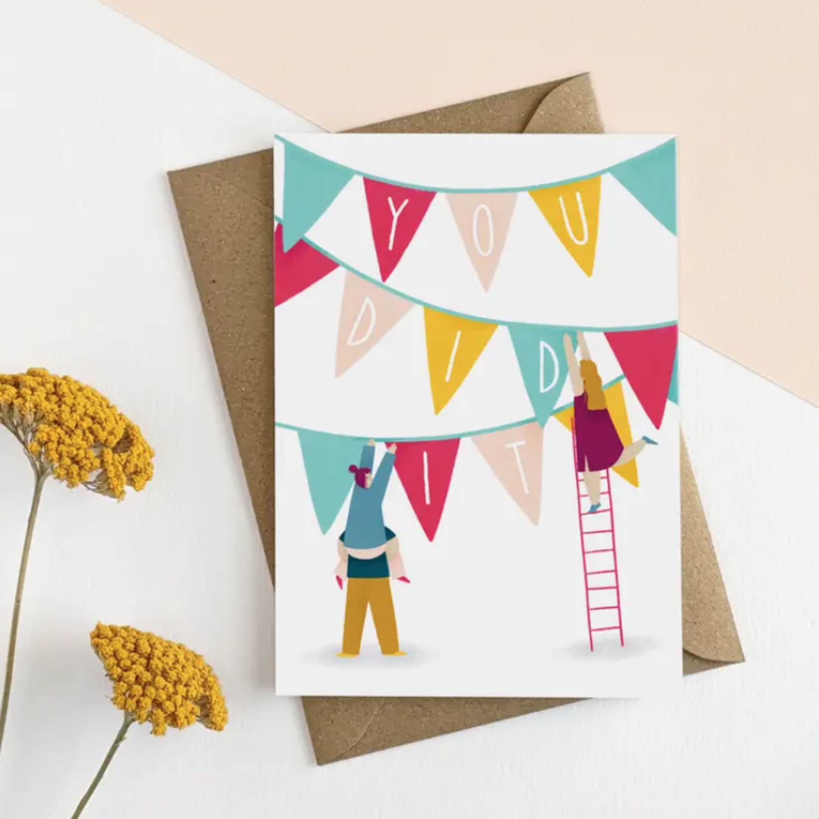 Elsa Rose Frere You Did It Bunting Card