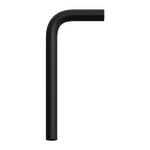 CCIT Black metal bent 14 cm extension pipe