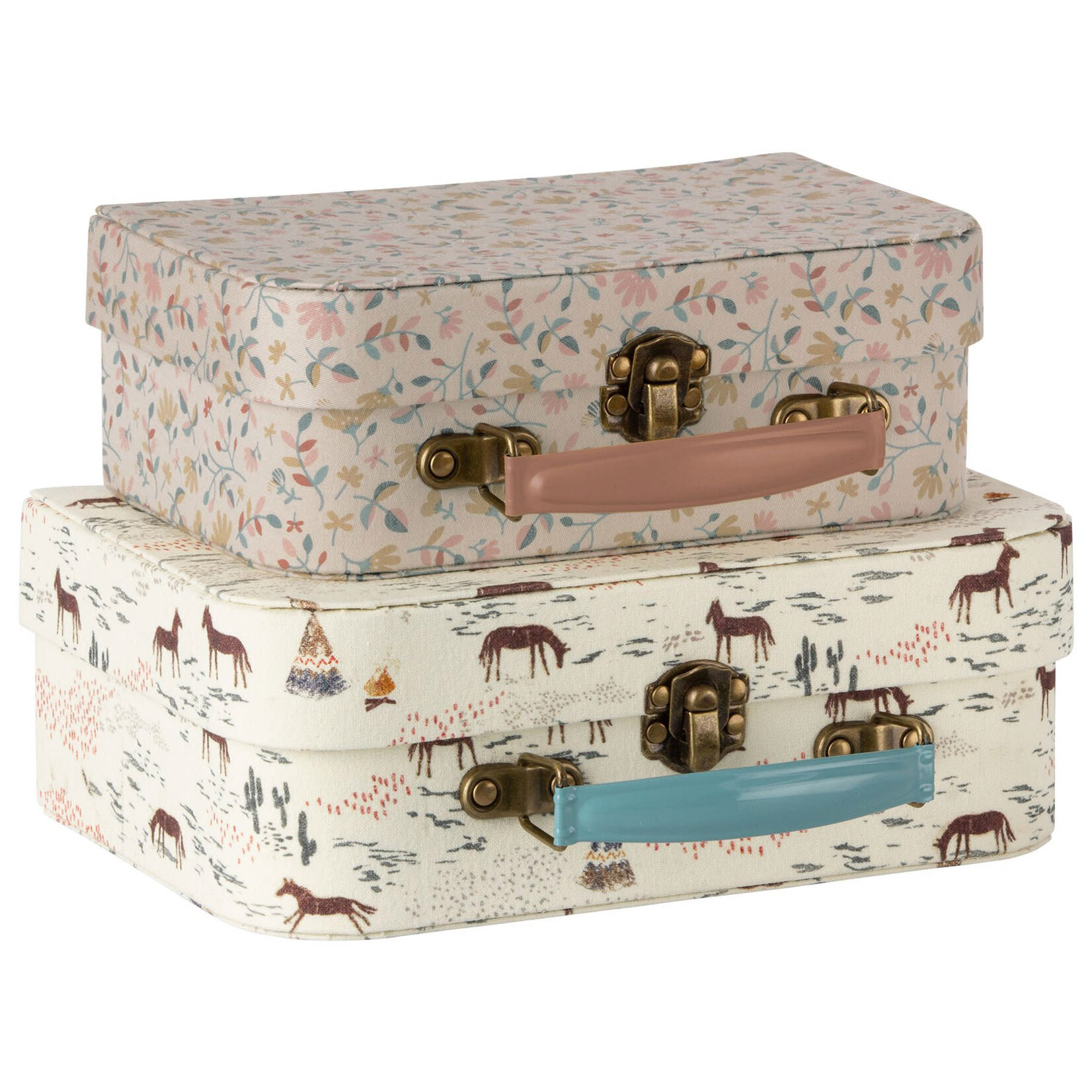 Maileg Maileg SET OF 2 Suitcases with fabric