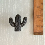 IRON RANGE Knob Cupboard CACTUS Cast Antique Iron 45mm