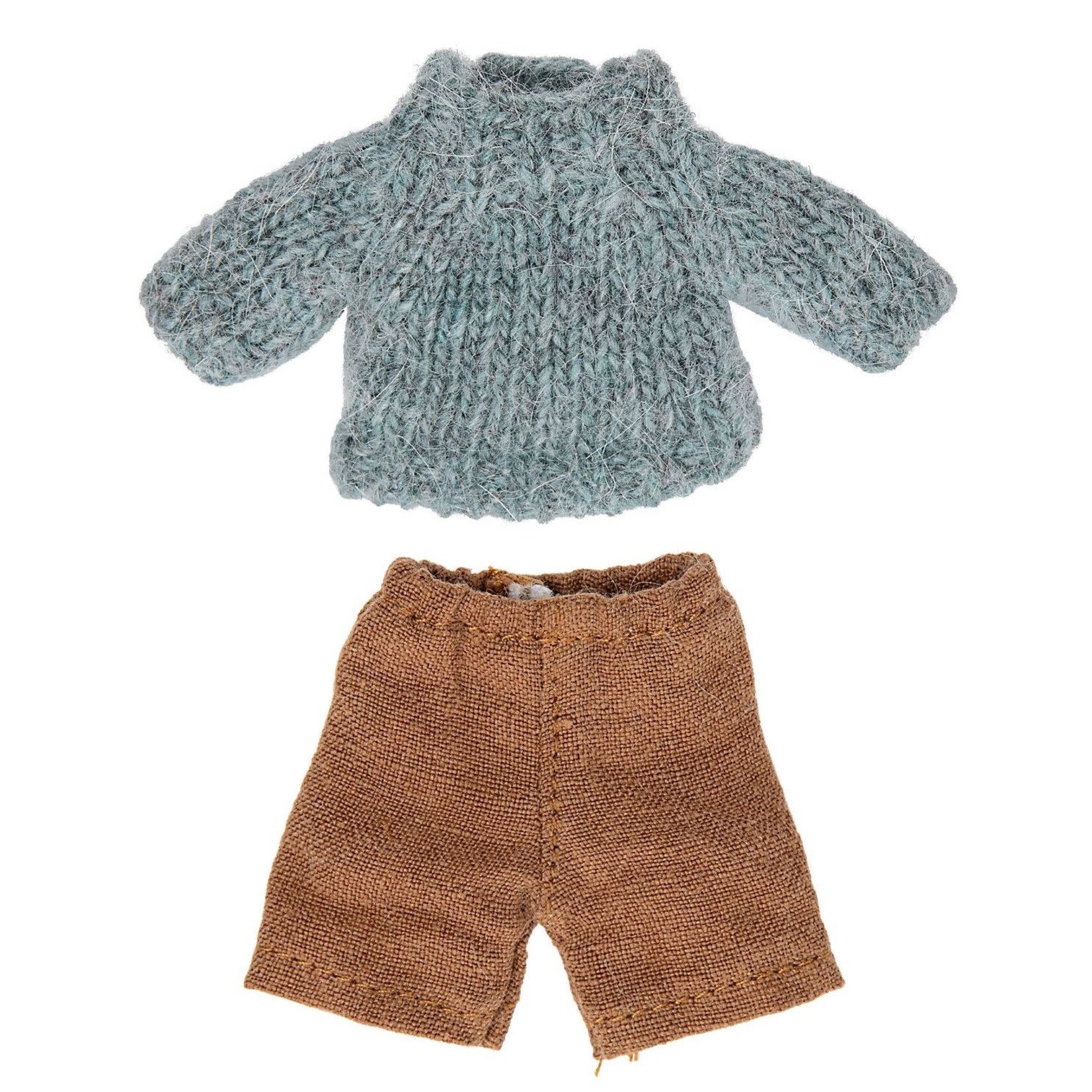 Maileg Maileg Knitted sweater and pants CLOTHES for big brother