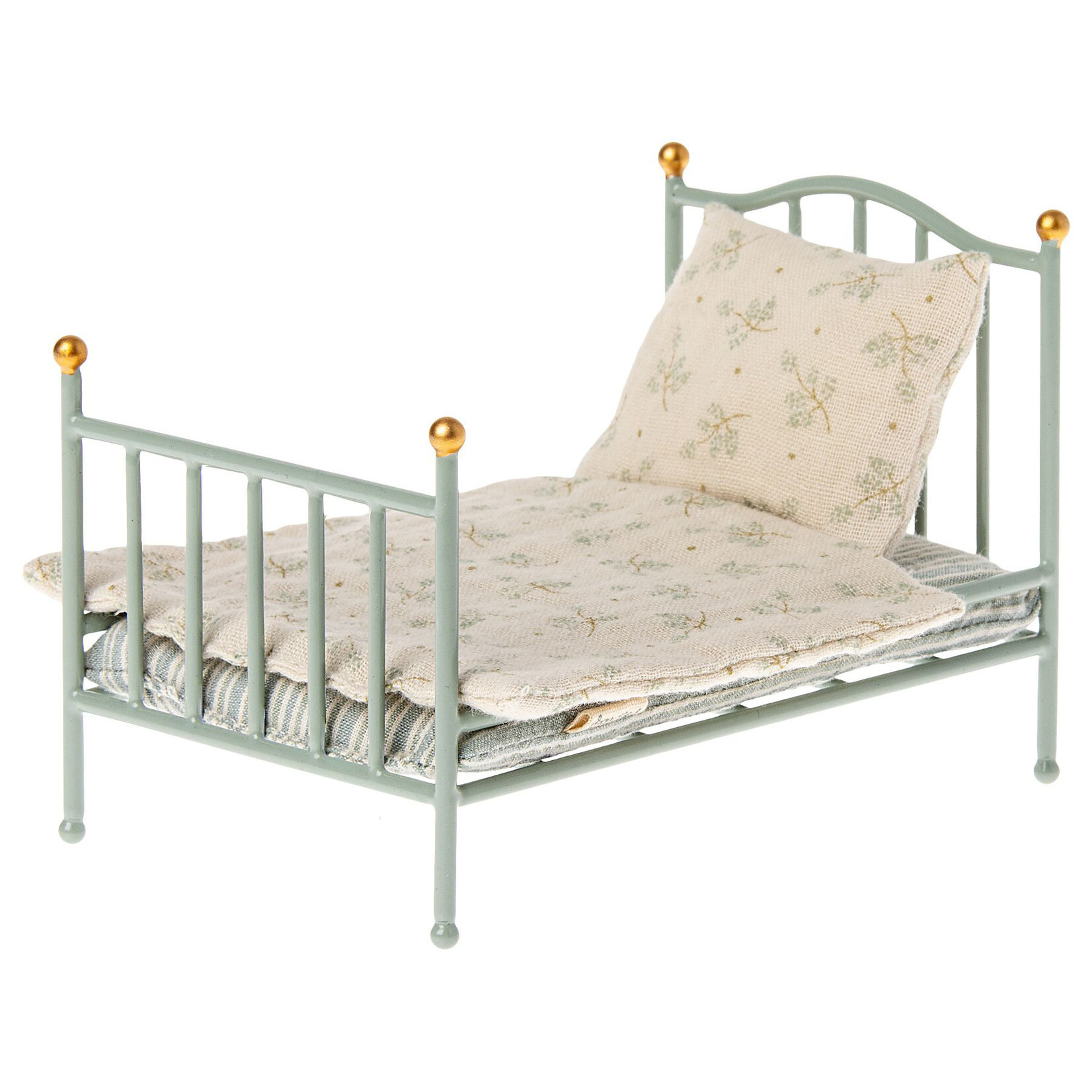 Maileg Maileg Vintage bed for Mouse - Mint