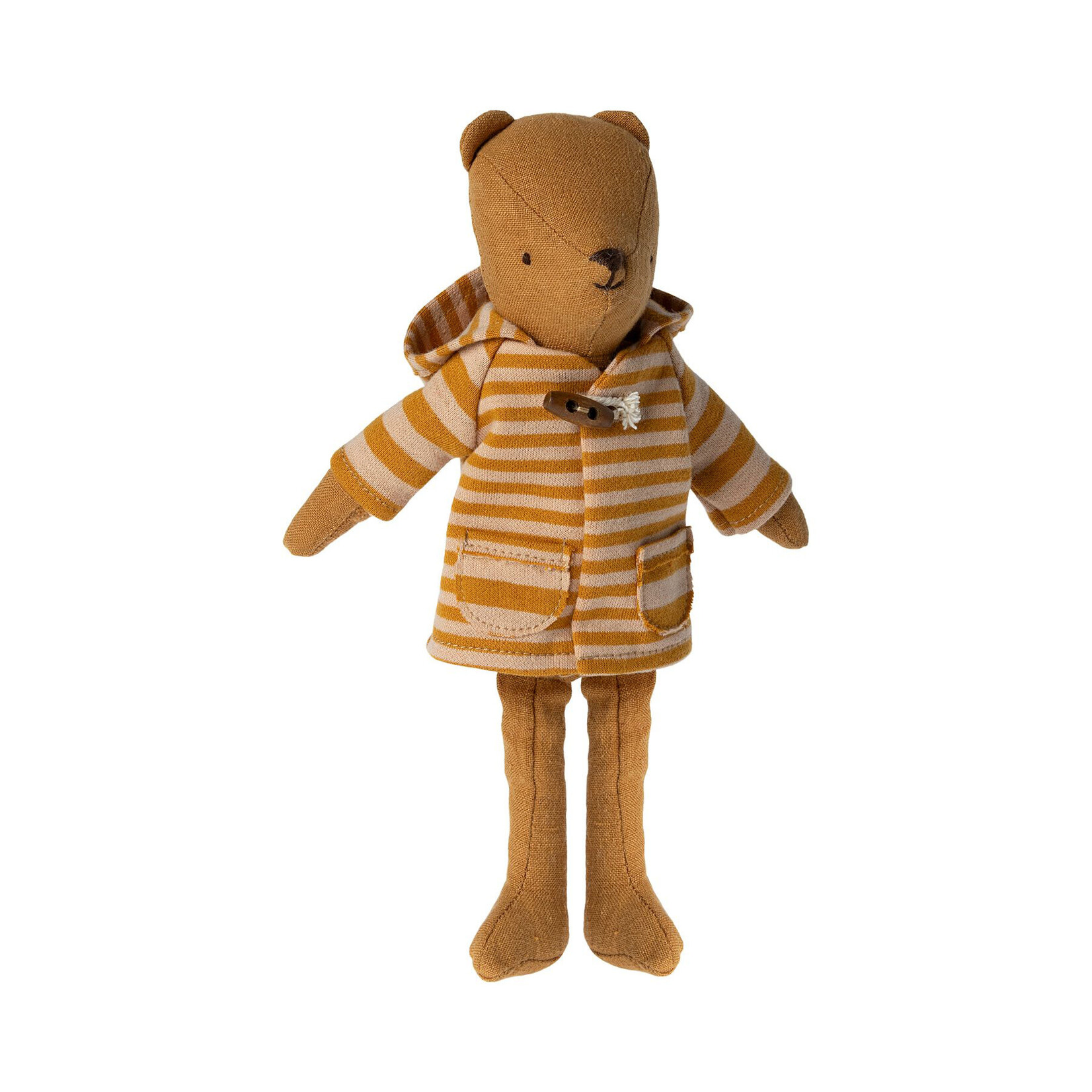 Maileg Maileg Yellow Stripe Coat CLOTHES Teddy mum