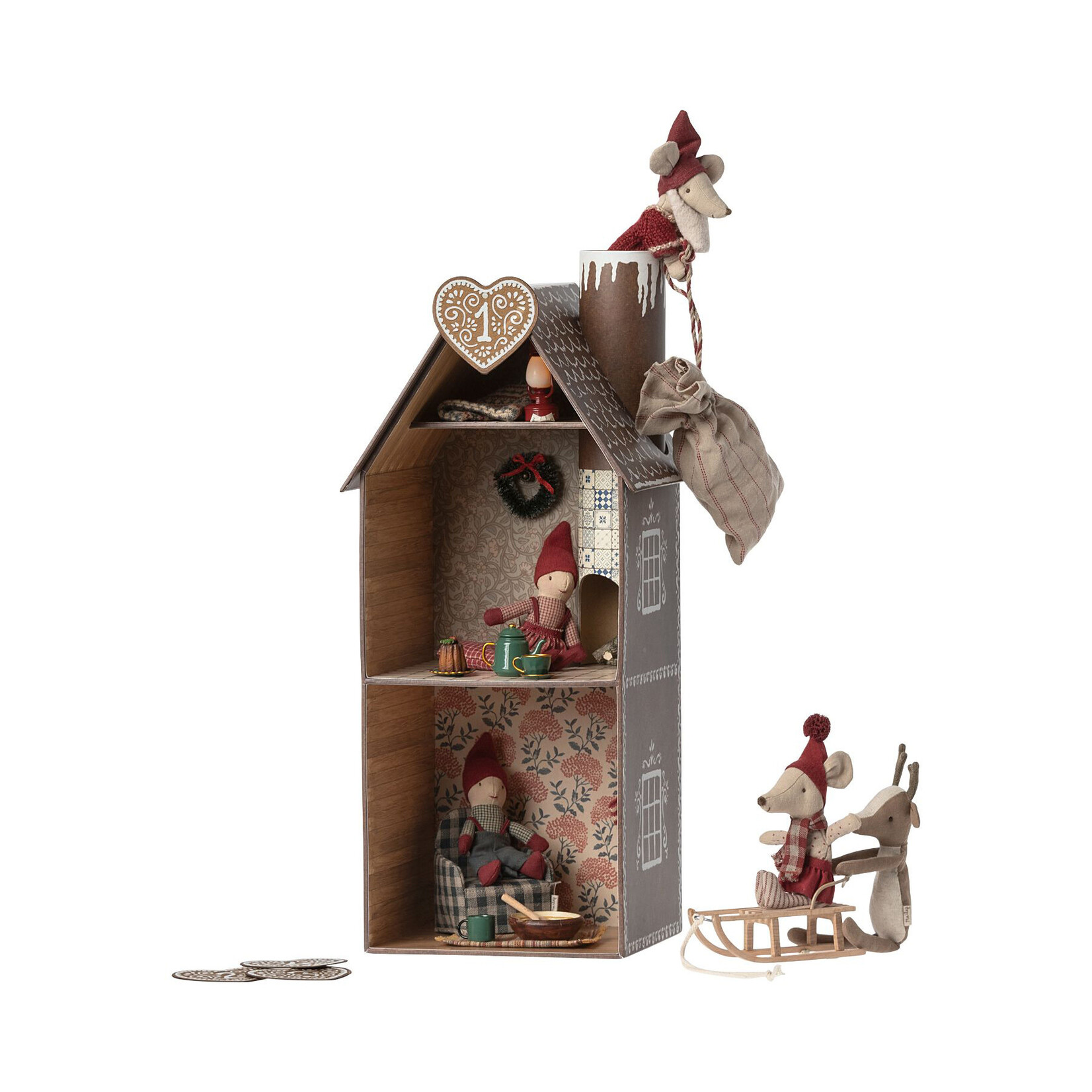 Maileg Maileg Gingerbread house Mouse Size