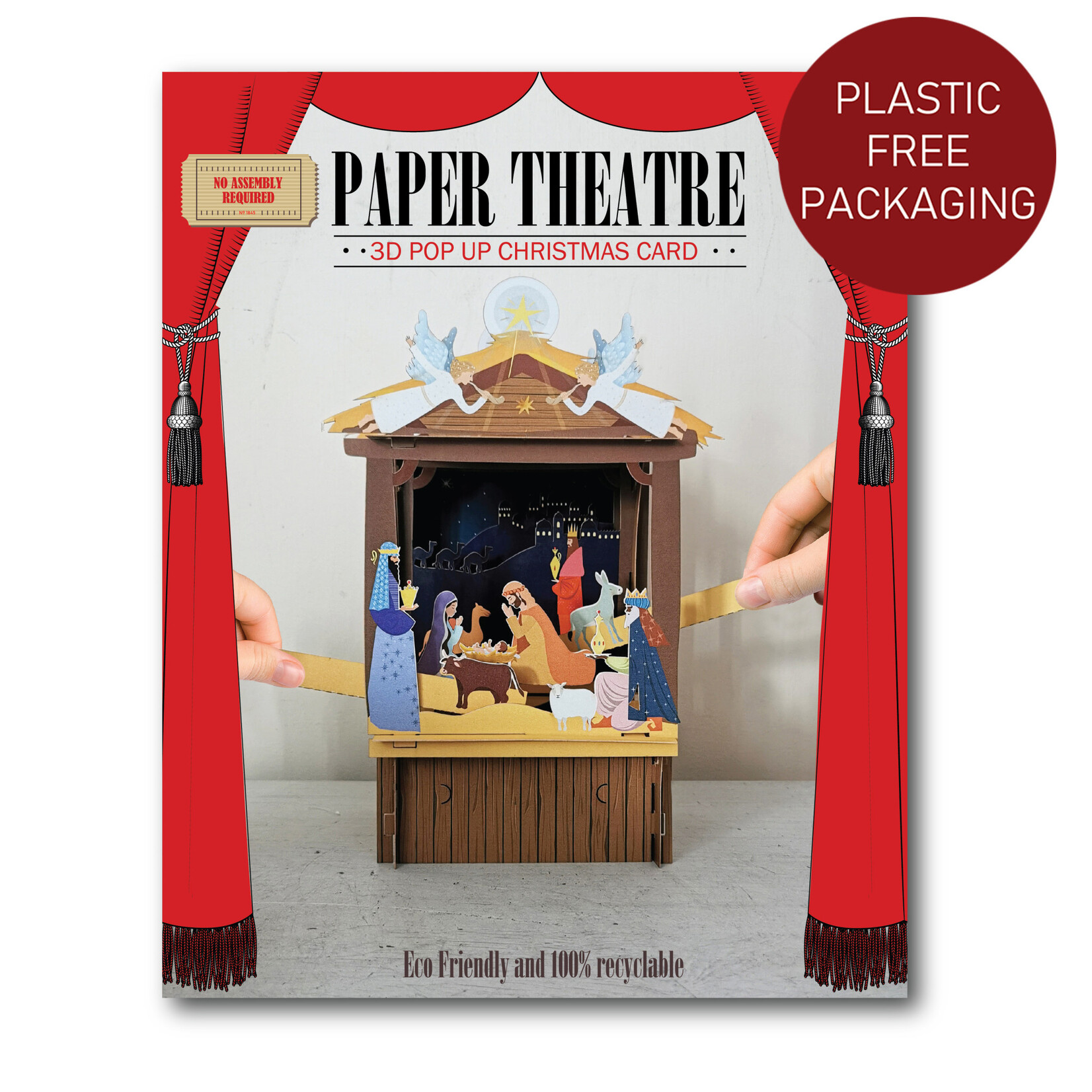 AllJoy Design Nativity 3D Theatre Christmas Card