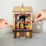 AllJoy Design Gingerbread House Paper Theatre 3D Christmas Card