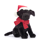 Jellycat Jellycat Winter Warmer Pippa Black Labrador