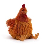 Jellycat Jellycat Cecile fluffy brown hen Chicken