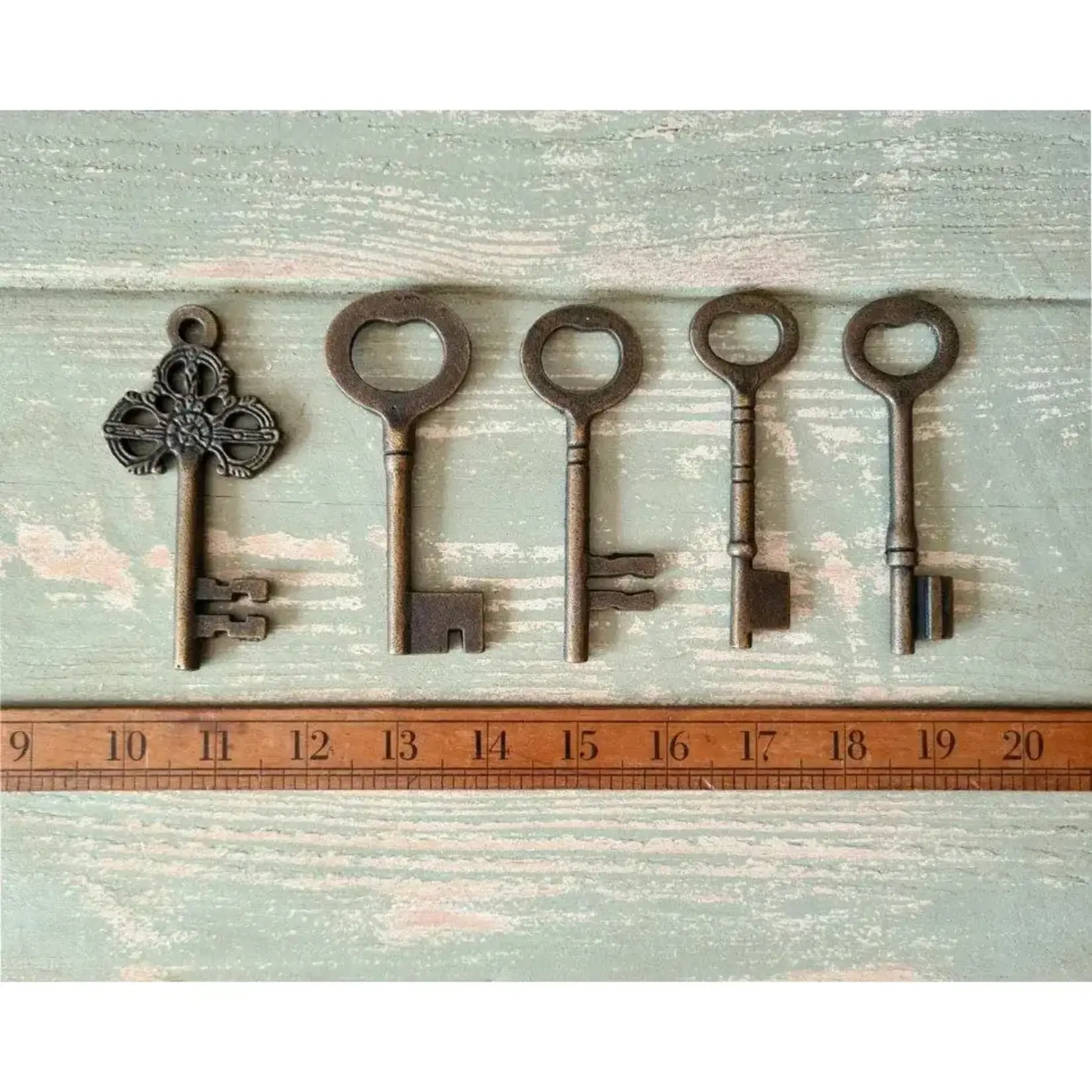 IRON RANGE Keys Antique gold (set of 5)