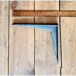 IRON RANGE Shelf Bracket PLAIN VOLE Design Cast Ant Iron 170mm x 200mm 6.5x8"