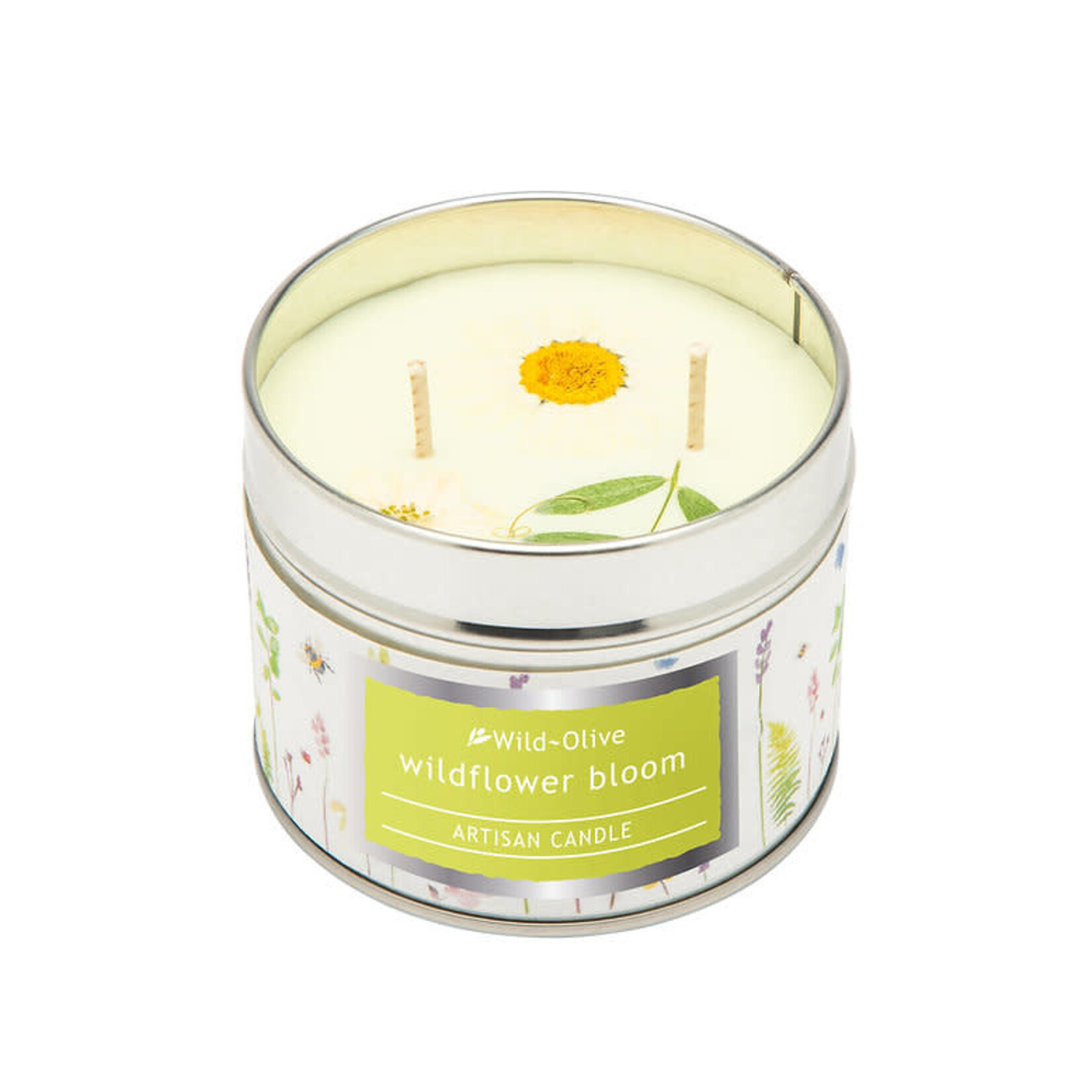 Wild Olive Wild Olive Wildflower Bloom Artisanal Tin Candle