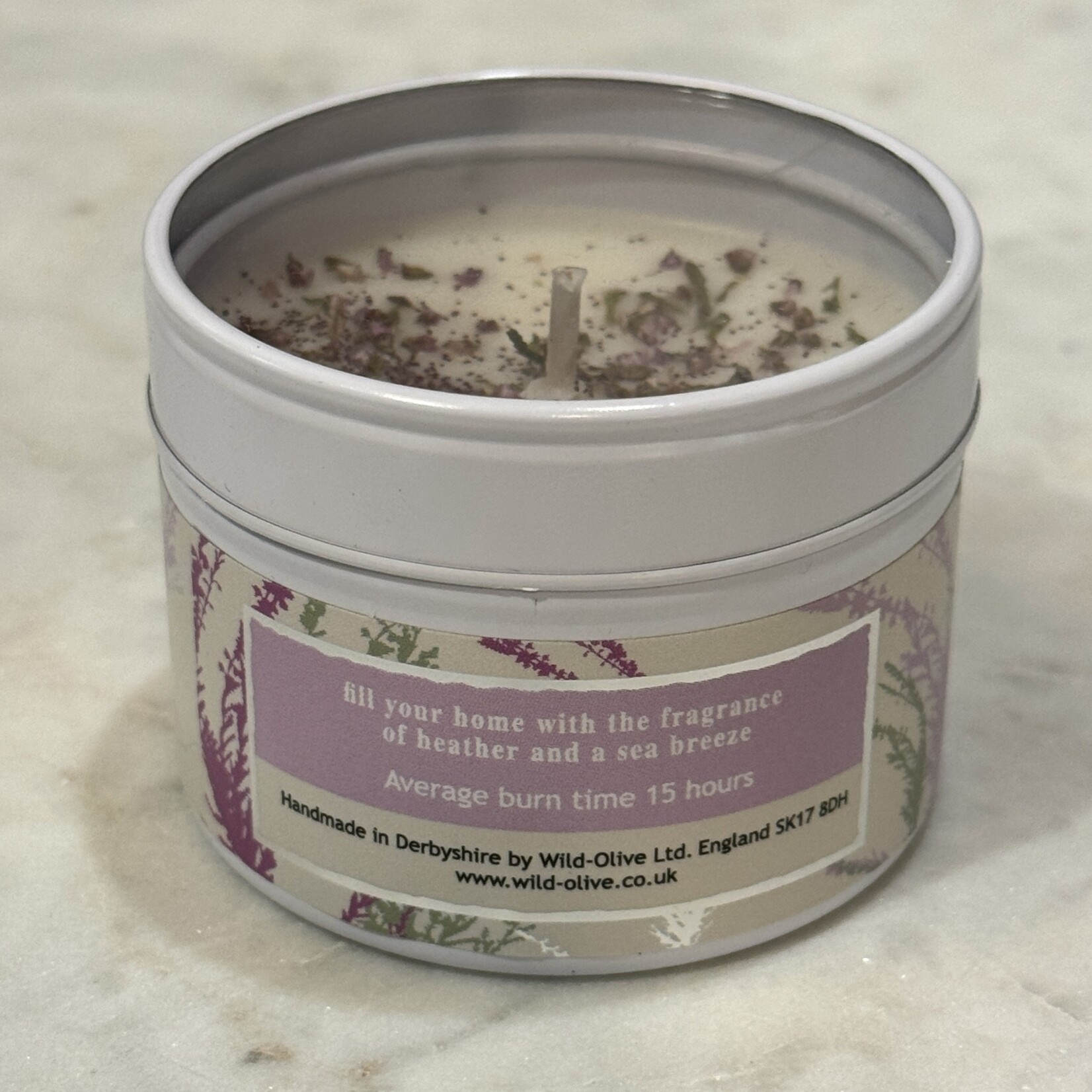 Wild Olive Wild Olive Heather Mist Sprinkle Tin Candle