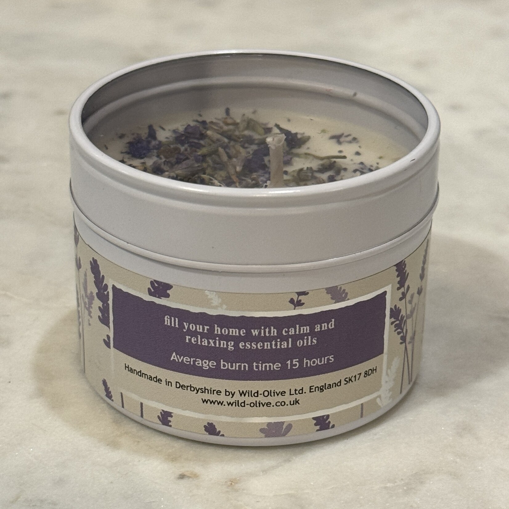 Wild Olive Wild Olive Lavender Fields Sprinkle Tin Candle
