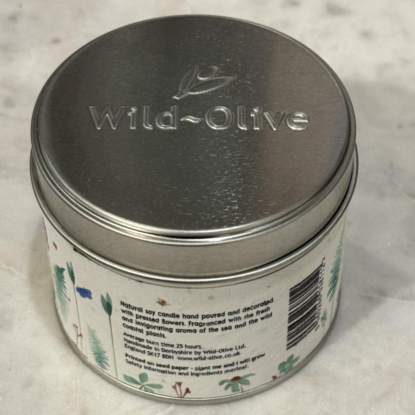 Wild Olive Wild Olive Sea & Dune Artisanal Tin Candle