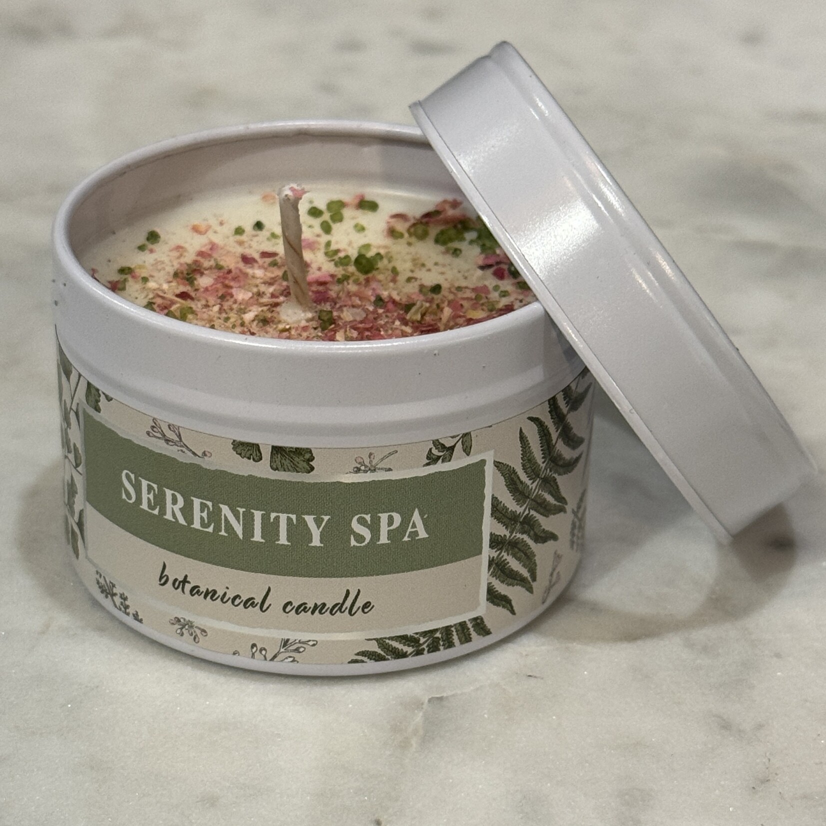 Wild Olive Wild Olive Serenity Spa Sprinkle Tin Candle