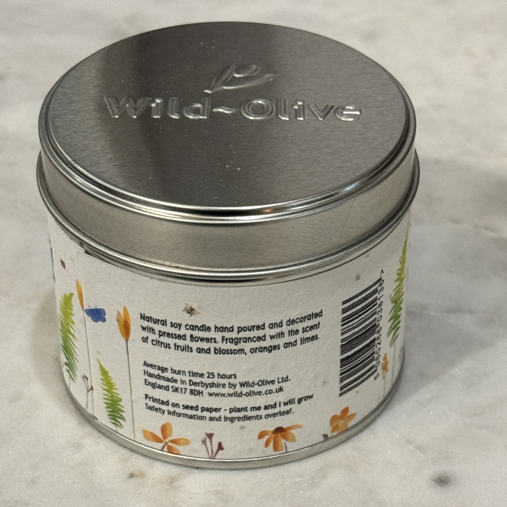 Wild Olive Wild Olive The Orangery Artisanal Tin Candle