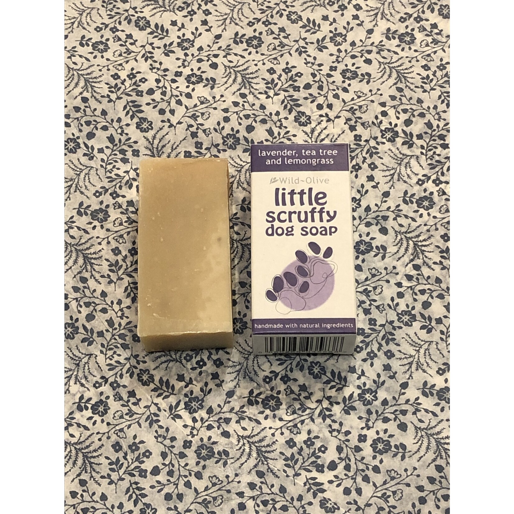 Wild Olive Wild Olive Little Scruffy Dog Soap Small Bar 50g
