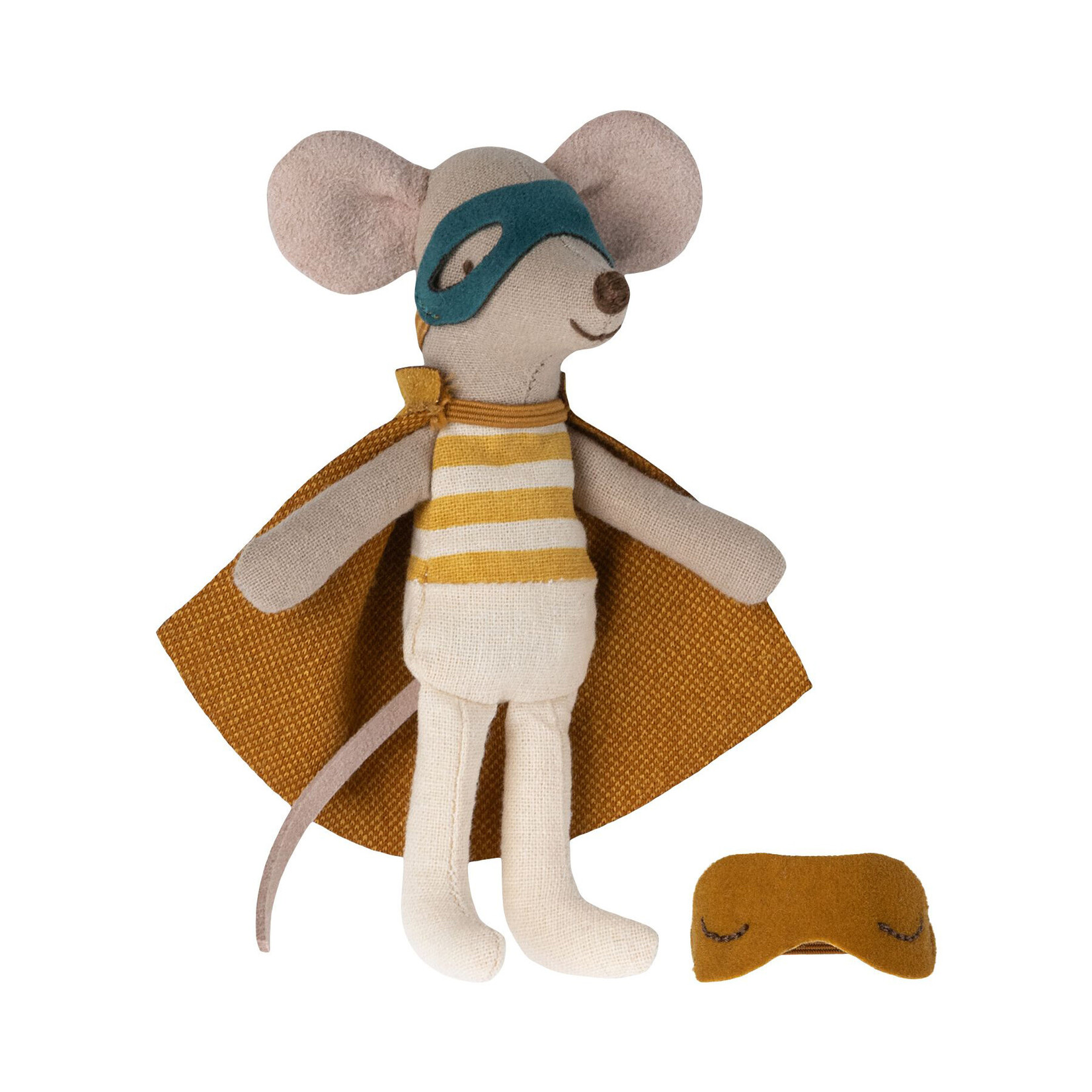 Maileg Maileg Super hero mouse, Little brother in matchbox