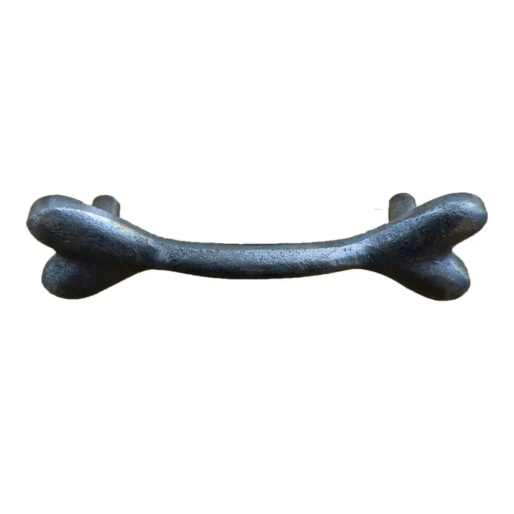 IRON RANGE Drawer Handle BONE Shape Cast Antique Iron Rear Fix 6"