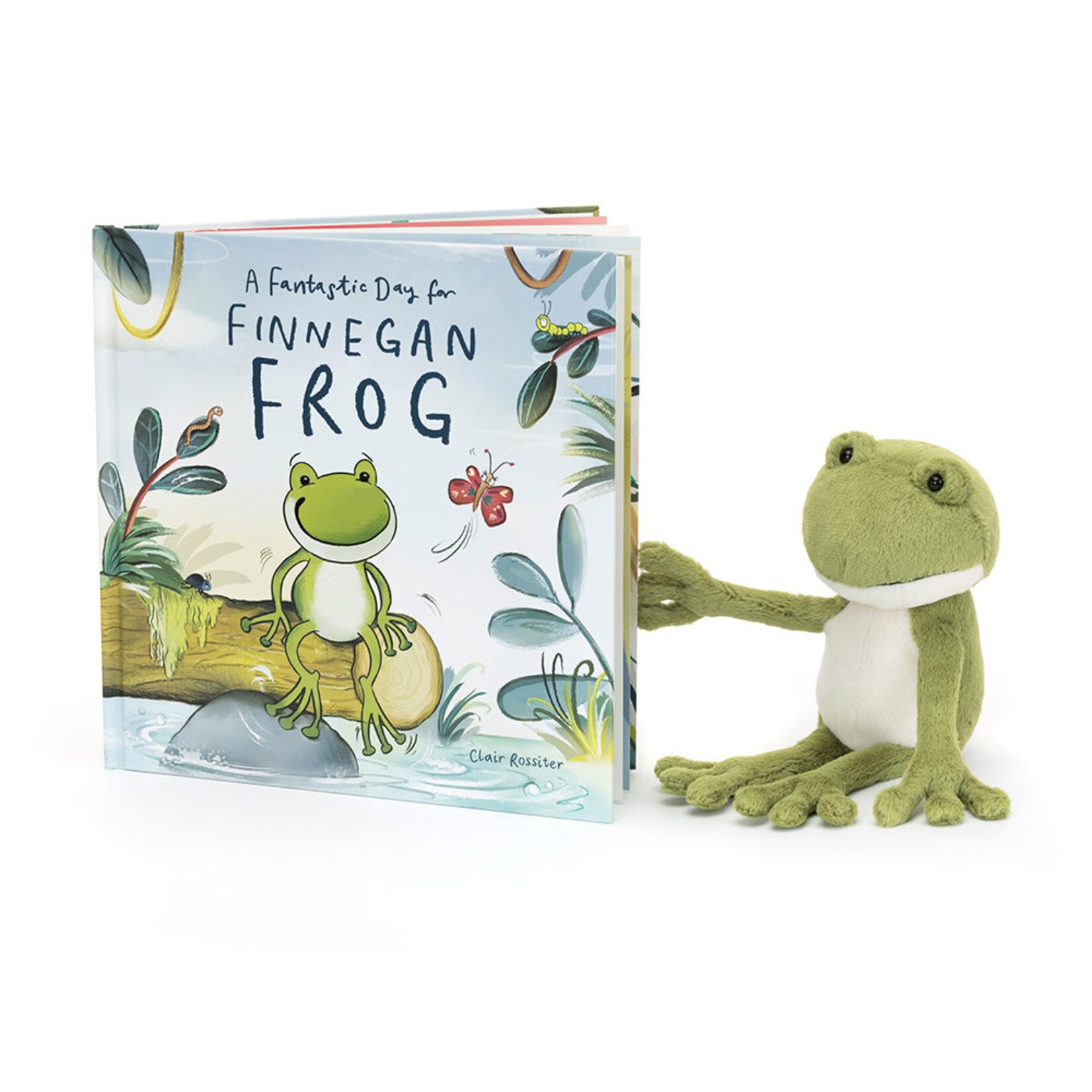 Jellycat Jellycat A Fantastic Day for Finnegan Frog Book