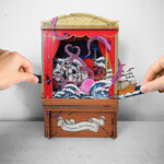 AllJoy Design Miniature Theatre Ships and Octopus 3D Card