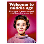 Dean Morris Welcome to middle age female Card