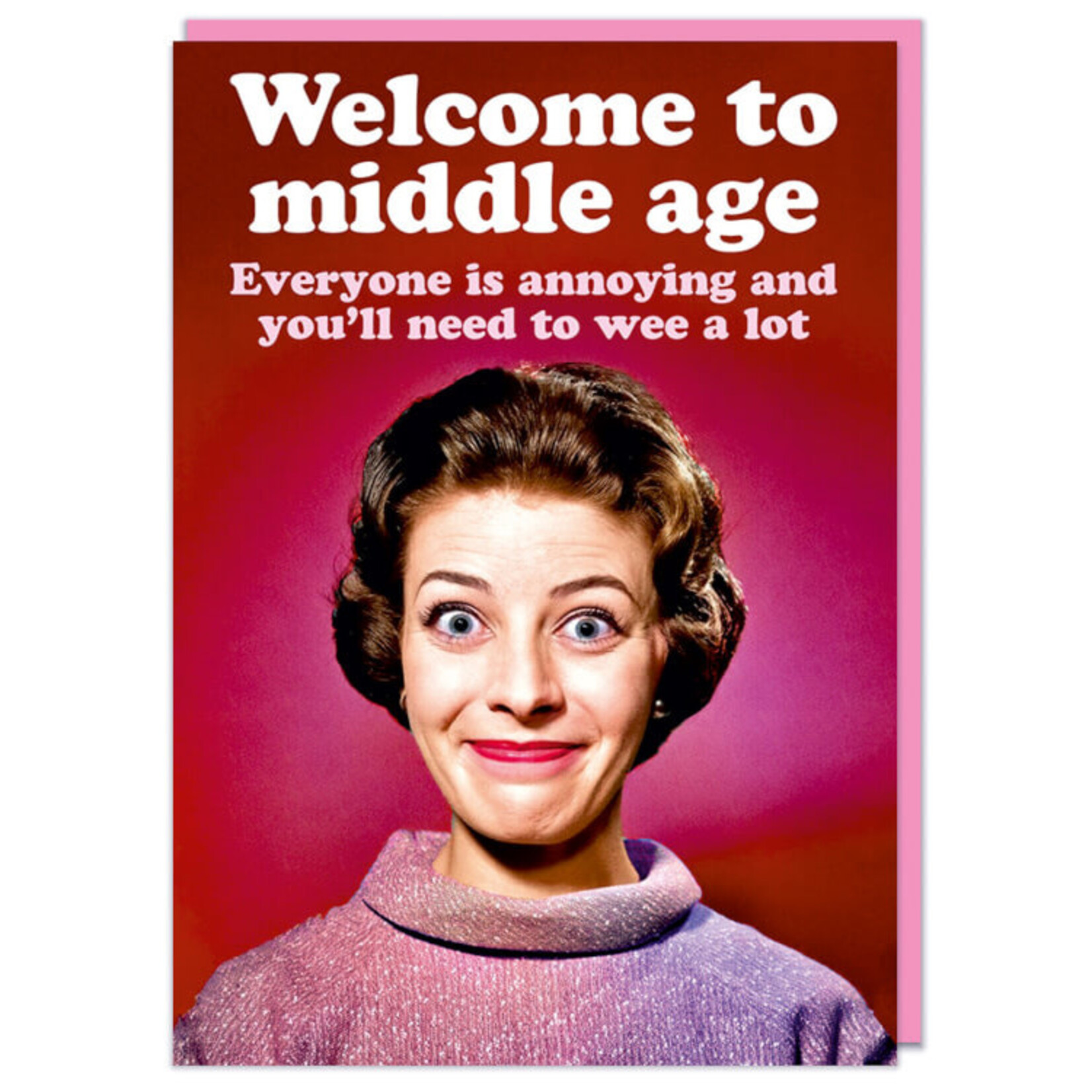 Dean Morris Welcome to middle age female Card