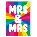 Dean Morris Mrs and Mrs Rainbow Card