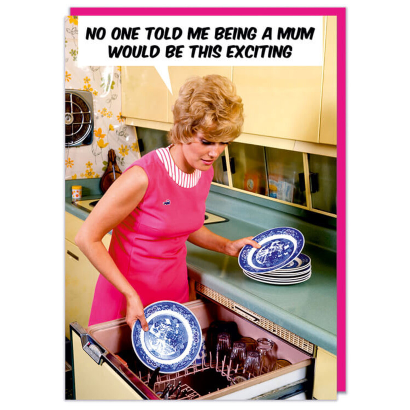 Dean Morris Being a Mum would be so exciting Dishes Card
