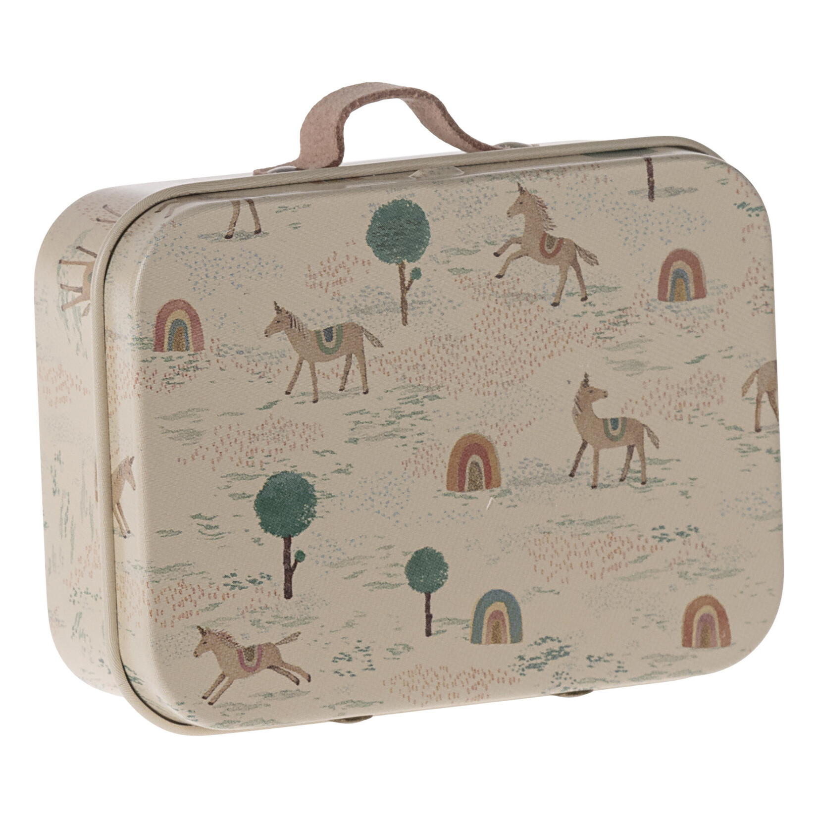 Maileg PRE ORDER Maileg Unicorn Suitcase Micro - Des licornes - Estimated arrival mid/end May