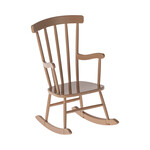 Maileg PRE ORDER Maileg Rocking chair for Mouse - Dark powder - Estimated arrival mid April