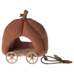 Maileg Maileg Pumpkin carriage for Mouse Blue Cord