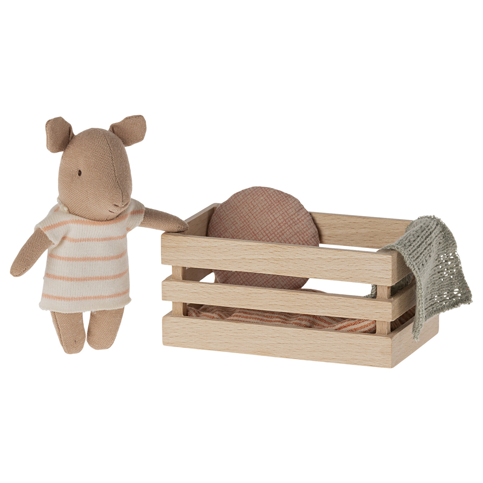 Maileg Maileg Pig Baby in box - Girl