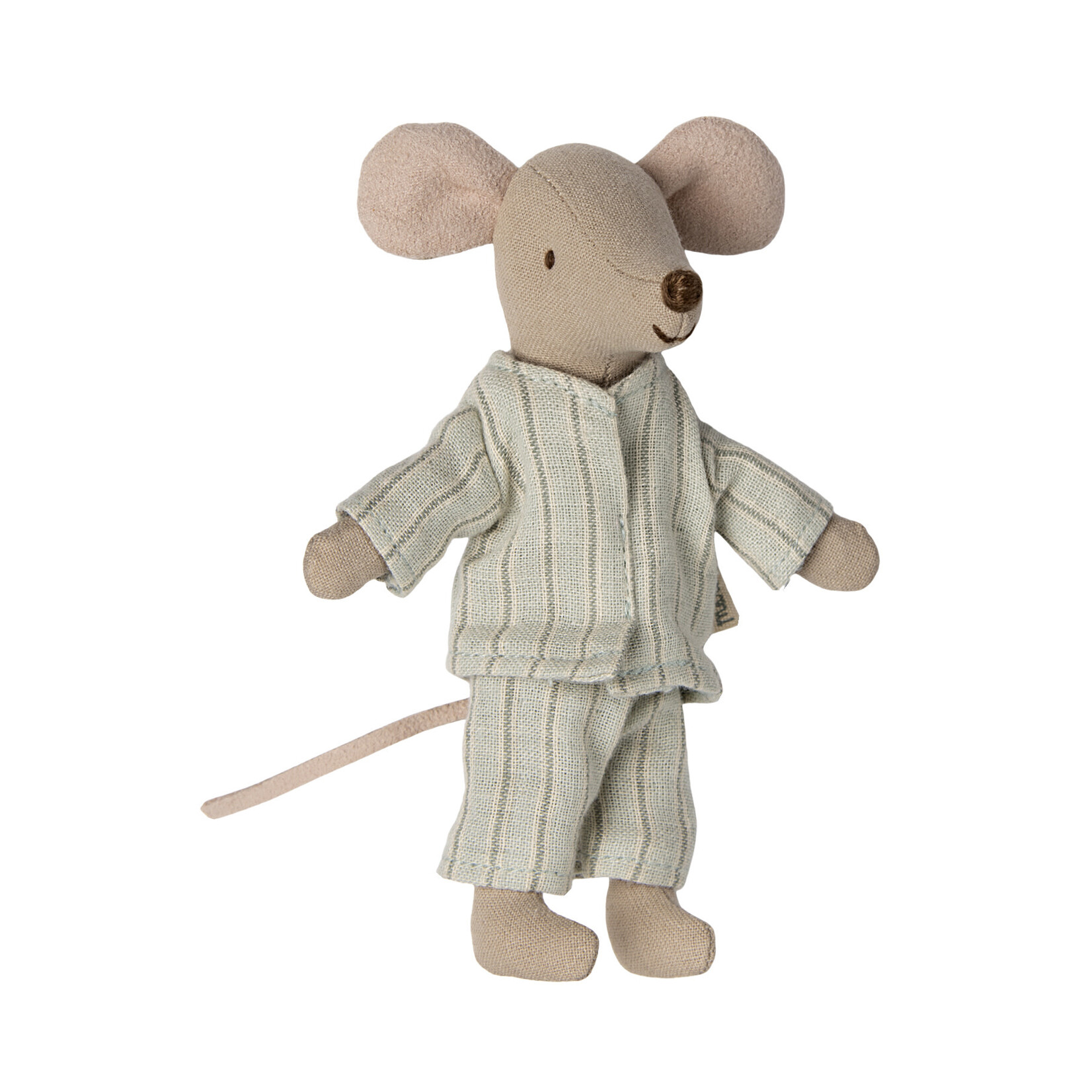 Maileg Maileg Big Brother mouse in matchbox with magnetic hands - Stripe pjs