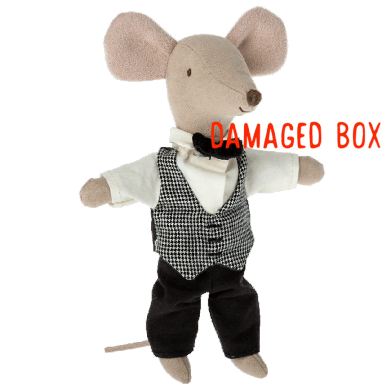 Maileg NO BOX Maileg Butler Waiter Big Brother Mouse Normally £22