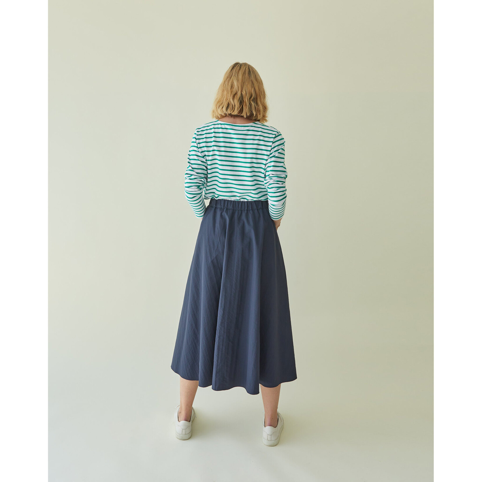 Chalk Audrey Skirt Navy