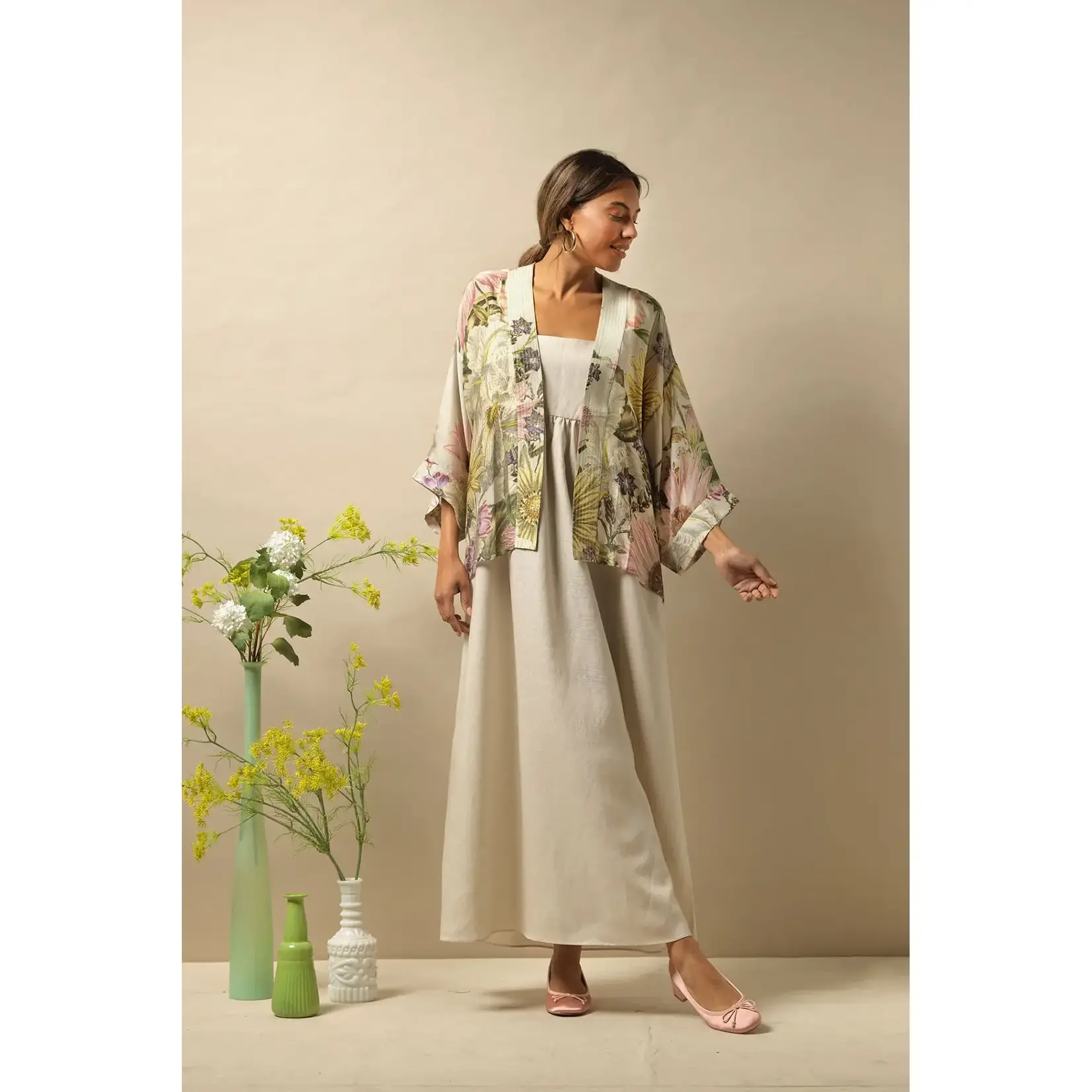 ONE HUNDRED STARS Kimono Daisy Stone