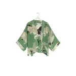 ONE HUNDRED STARS Stork Pea Green Kimono