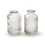 Casa Verde Jazz Clear Bottle Bud Vase 6x10cm