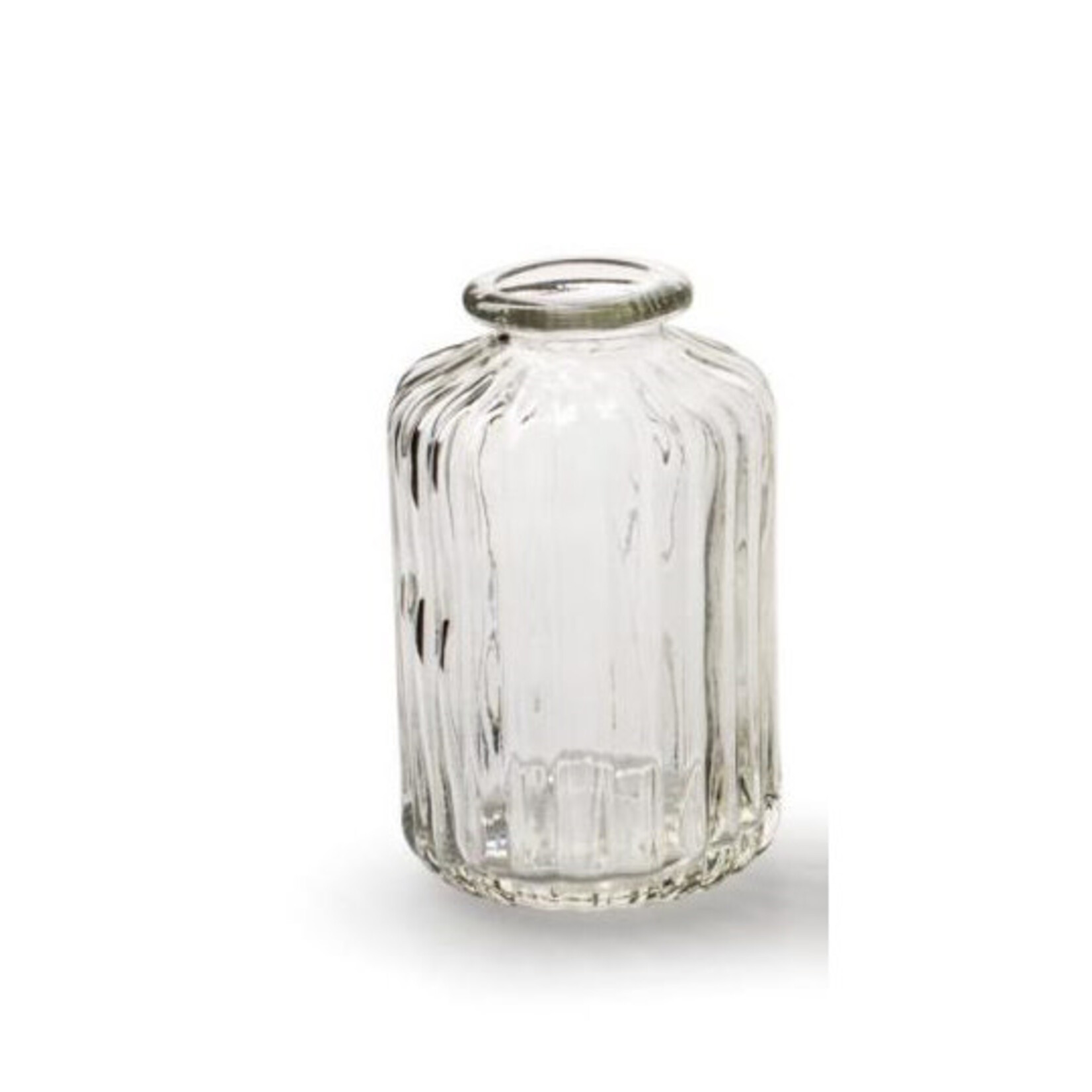 Casa Verde Jazz Clear Bottle Bud Vase 6x10cm