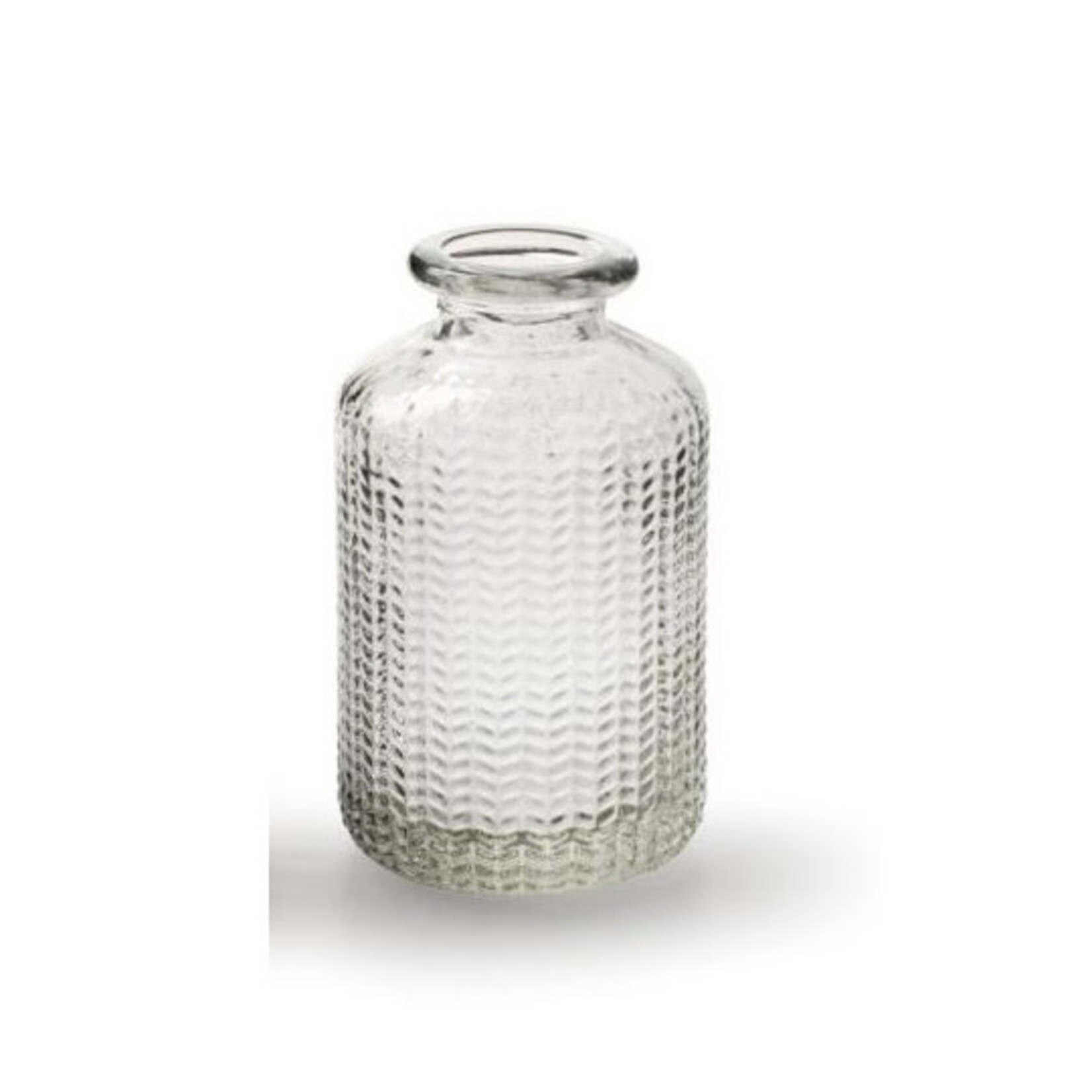 Casa Verde Jazz Clear Bottle Bud Vase 6x10cm