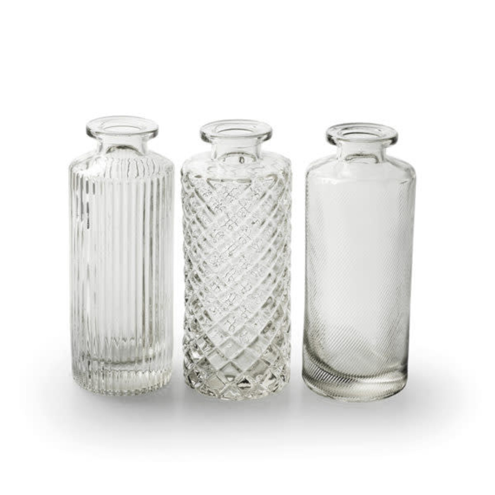 Casa Verde Alanis Bottle Bud Vase Clear 6x14cm