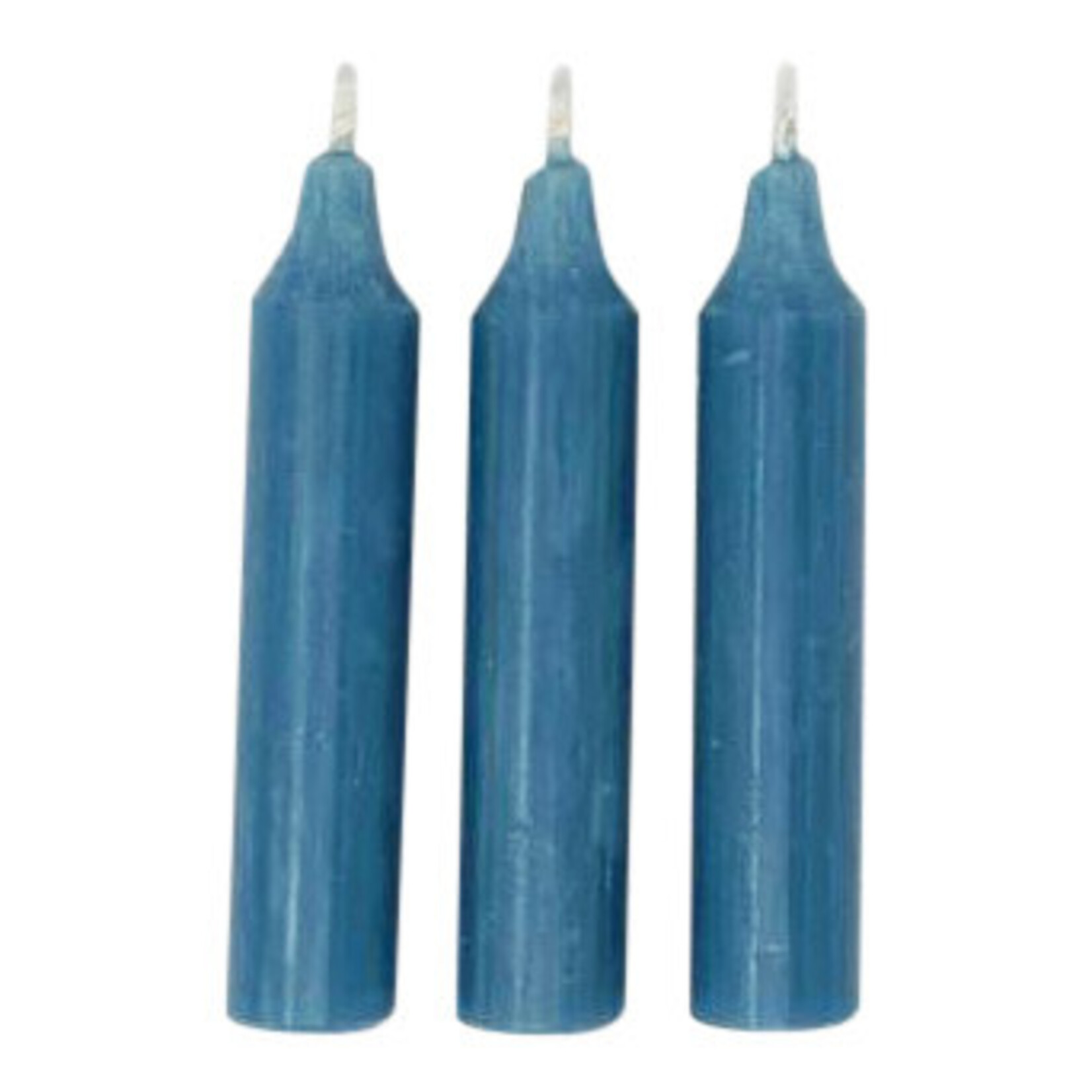 Casa Verde Danish SHORT Candlestick Dusty Blue 22x110mm