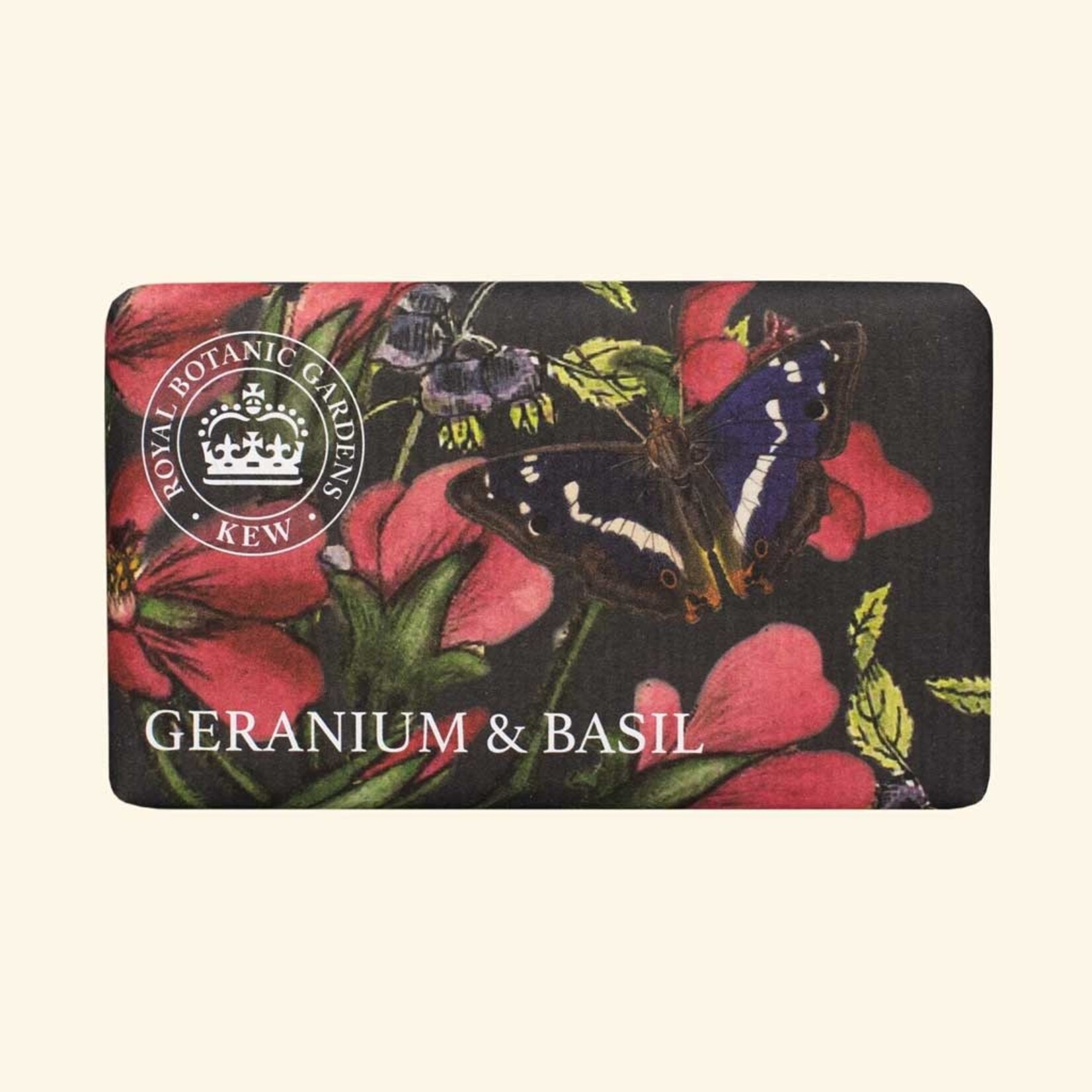 English Soap Company Kew Gardens Geranium and Basil Soap