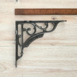 IRON RANGE Shelf Bracket PORTOBELLO Heritage Cast Ant Iron 7.0" x 7.0"