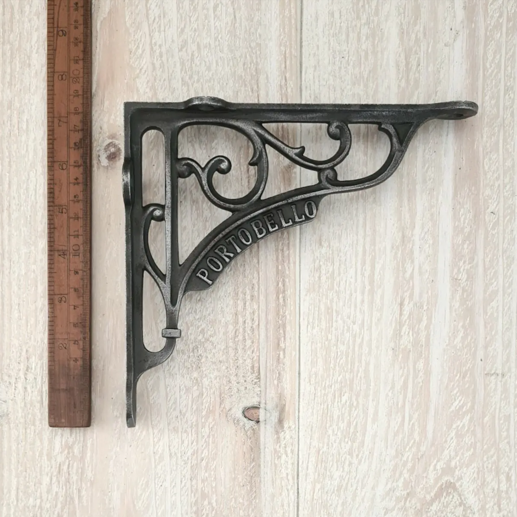 IRON RANGE Shelf Bracket PORTOBELLO Heritage Cast Ant Iron 7.0" x 7.0"